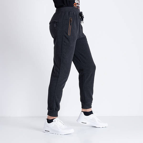 Чоловічі темно-сірі теплі спортивні штани - одяг