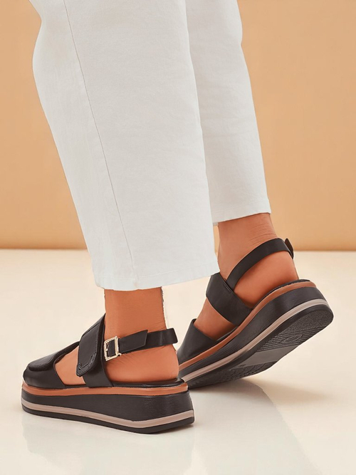 Royalfashion Жіночі сандалі на товстішій підошві Tulipp