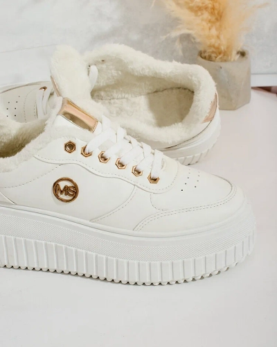Royalfashion Zateplené dámské tenisky s kožíškem Sofi