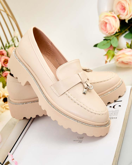 Royalfashion Жіночі мокасини з цирконами Ali