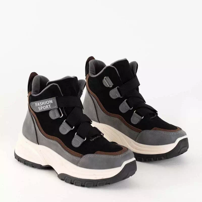 OUTLET Сіре утеплене жіноче спортивне взуття Filippa - Взуття