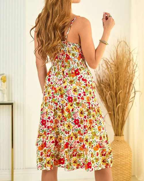 Жіноча бавовняна квіткова сукня Royalfashion