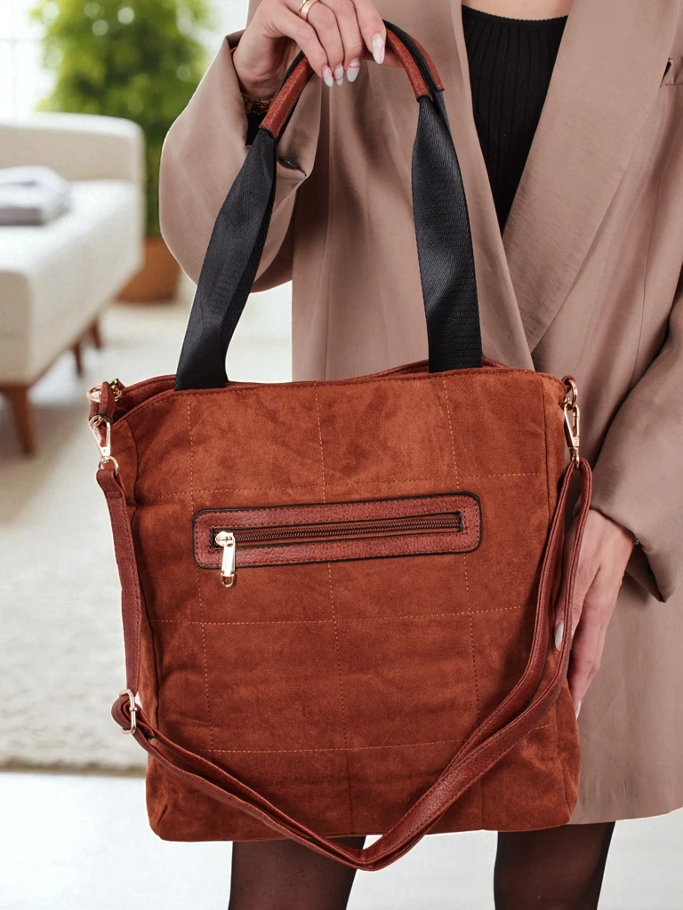 Dámská shopper kabelka eko semišová Twilight Life