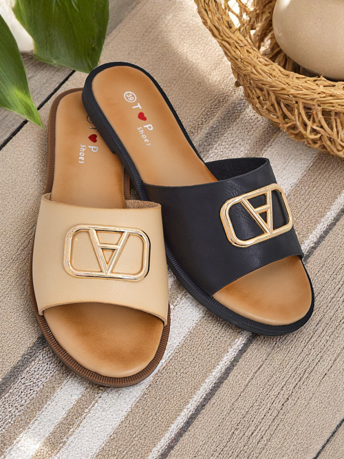 Royalfashion жіночі капці Ohanna з плоскою підошвою