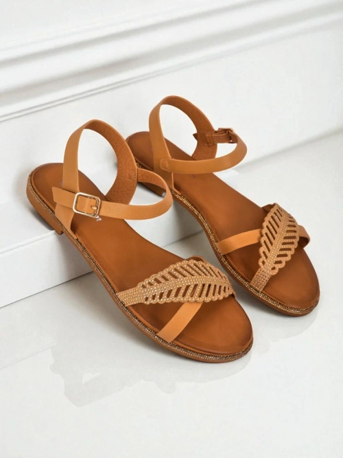 Royalfashion Жіночі сандалі на плоскій підошві Willow Grace