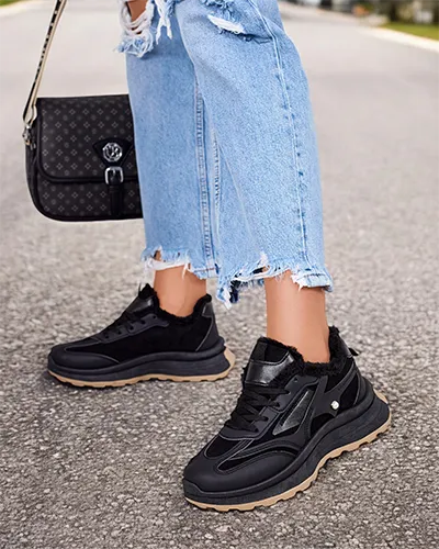 Royalfashion Dámské zateplené tenisky Terib