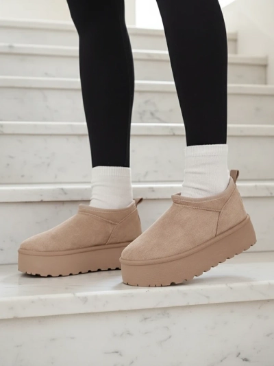 Royalfashion Dámské krátké boty a'la snow boots Ozozi