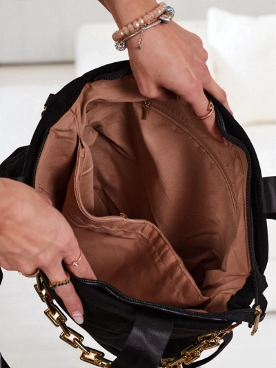 Dámská kabelka shopper eko + semišová Azure Veil