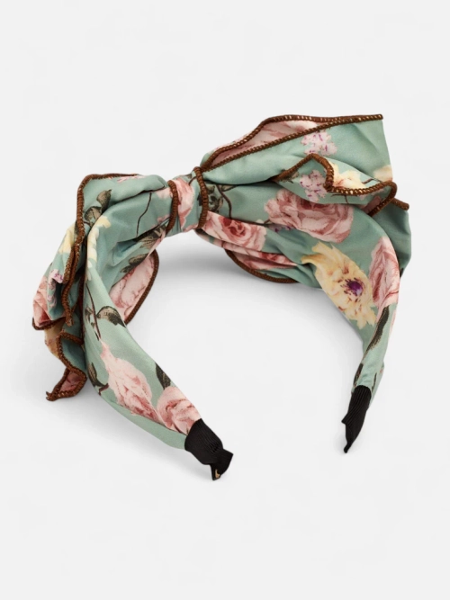 Royalfashion Пов'язка для волосся з бантом у квіти