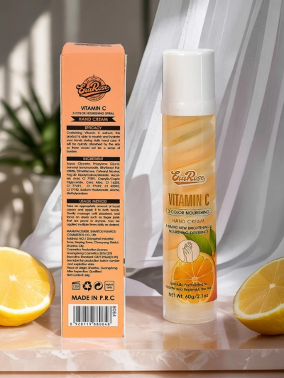 EraRose Aurelia - krém na ruce s vitamínem C, 3-barevná péče, 60g