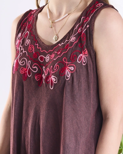 Жіноче темно-коричневе пальто сукняного типу - Одяг