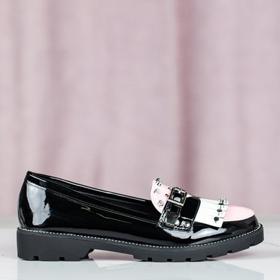 Чорні мокасини з орнаментом Гвадалаха - Взуття