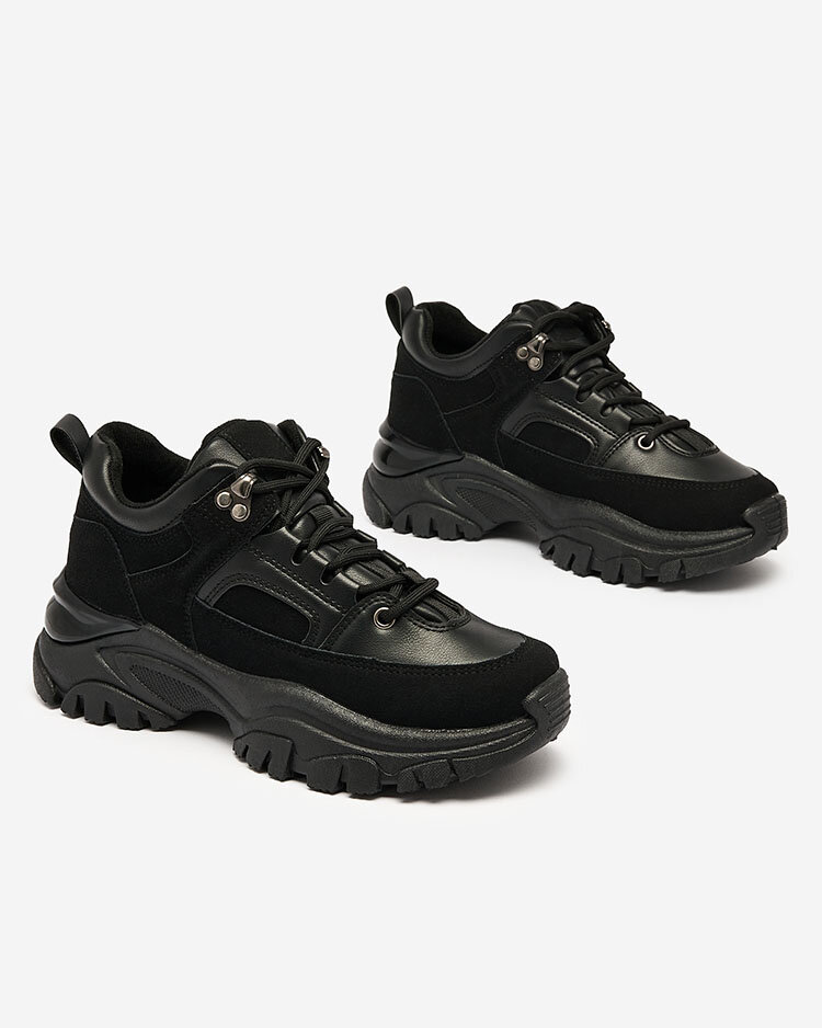 Royalfashion Černé dámské tenisky Aherot