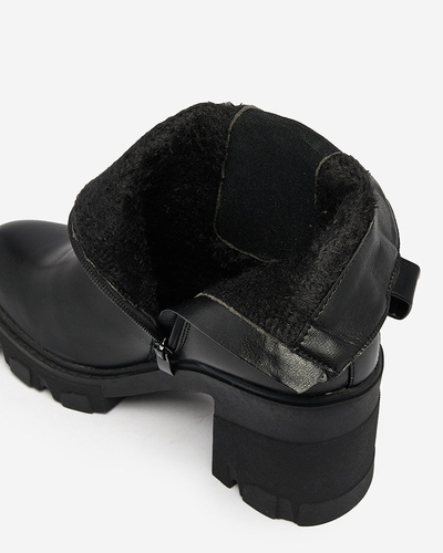 Royalfashion Černé dámské kozačky na jehle Atherta