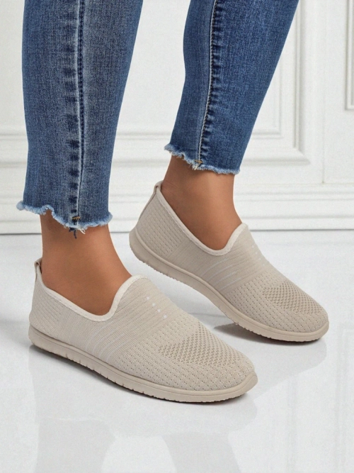 Жіночі Мокасини Callista Бежеві З Дихаючої Тканини Весна Літо