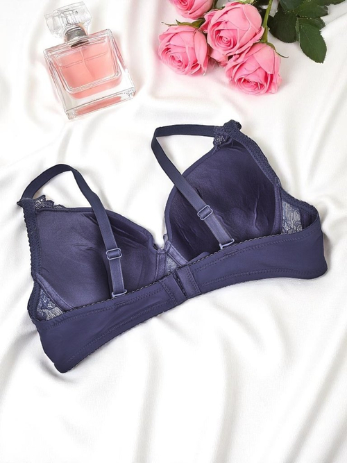 Royalfashion Жіночий бюстгальтер із поролоновими чашками з мереживом Bra Bella