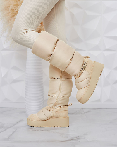 Royalfashion Dámské boty a'la snow boots Dertrata