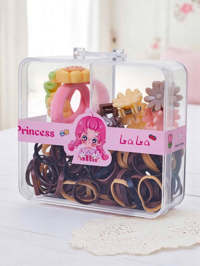 Royalfashion Sada spon do vlasů a gumiček pro děti MiniJoy