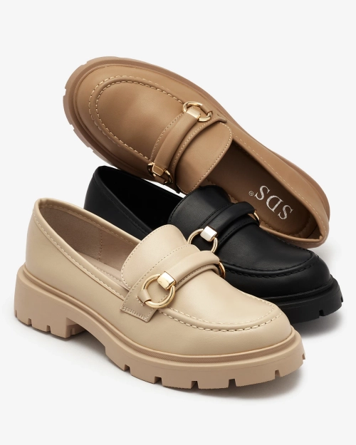 Жіночі мокасини чорного кольору Desise- Footwear