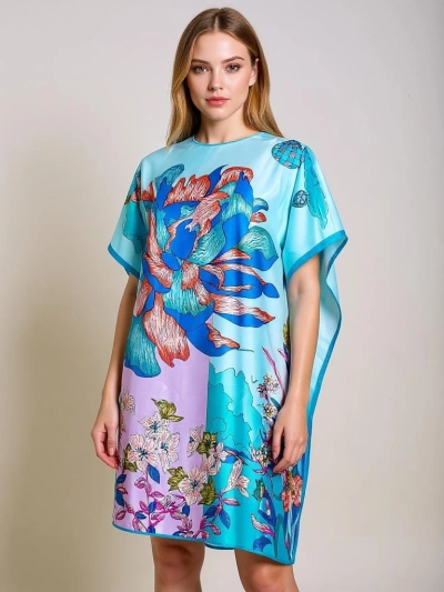 Pareo Callista Royalfashion – barevné univerzální šaty z polyesteru