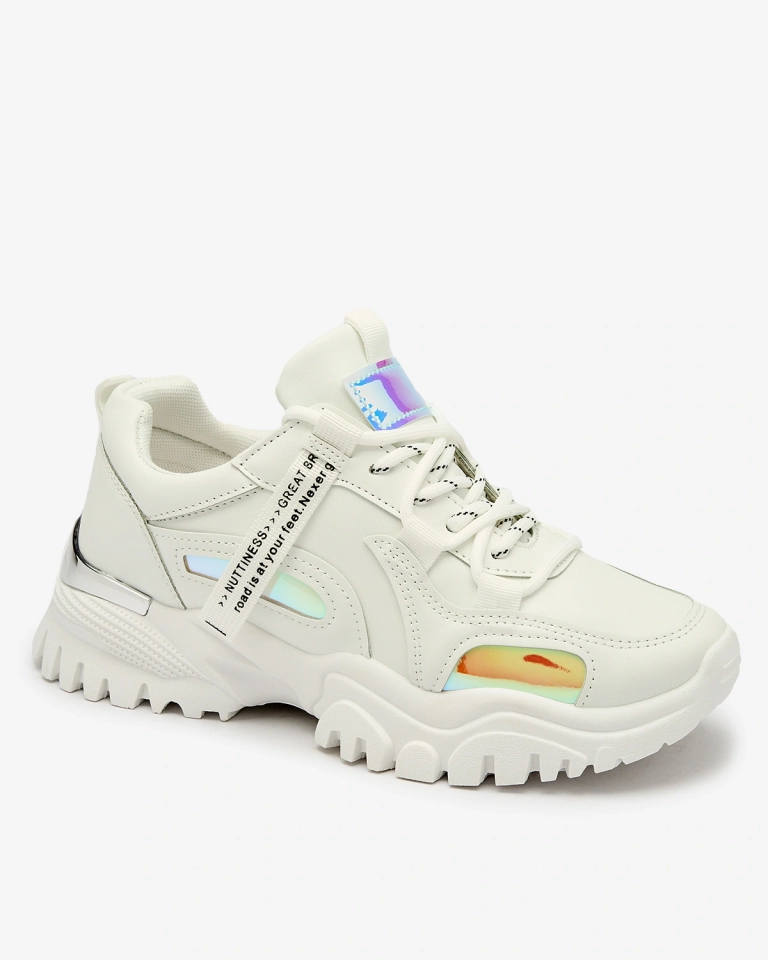 Bílé dámské tenisky Holys - Obuv