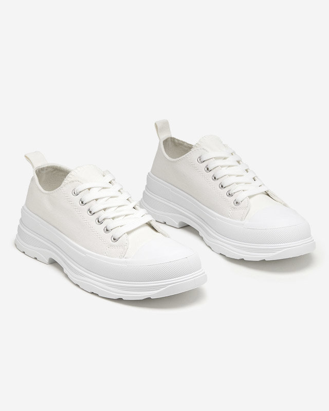 Cresoma krémové dámské sportovní tenisky - Obuv