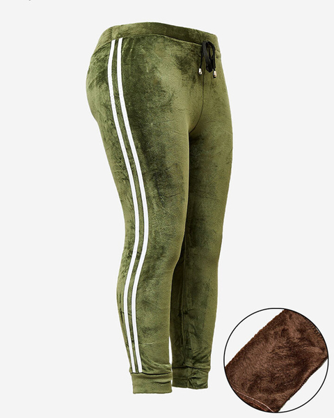 Royalfashion Жіночі утеплені спортивні штани з кантами