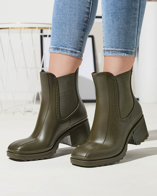 Темно-зелені жіночі черевики Caldala- Footwear