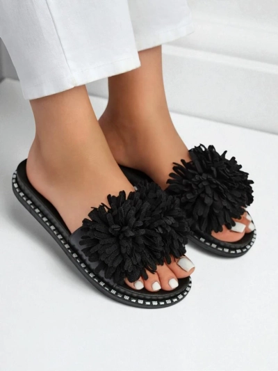 Royalfashion Dámské pantofle na ploché podrážce Flora Blide