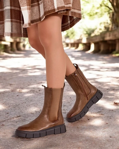 Royalfashion Dámské kozačky na platformě Couell