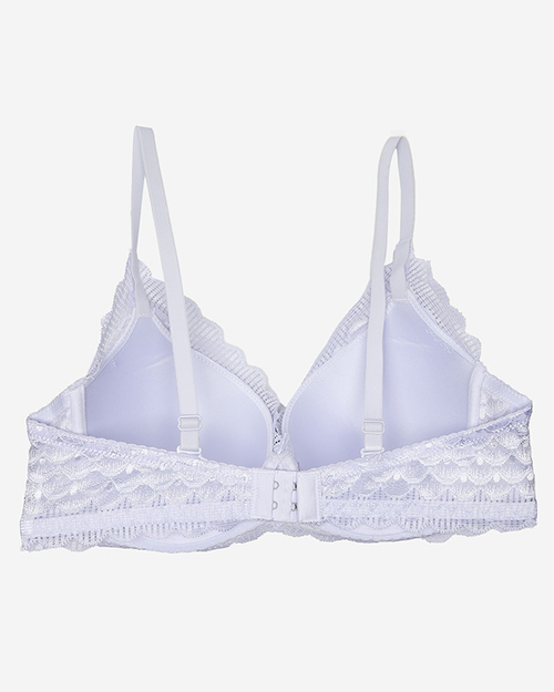 Білий жіночий бюстгальтер на кісточках з косточками - Нижня білизна