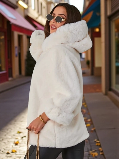 Пальто из искусственного меха Royalfashion для женщин