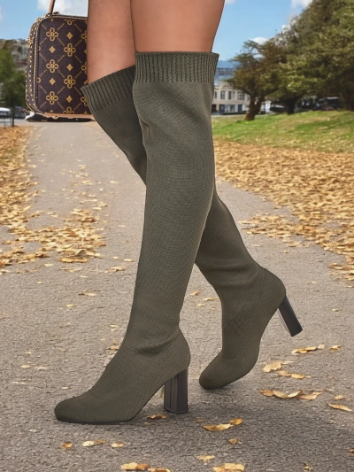 Dámské nad kolena boty Royalfashion Melioi