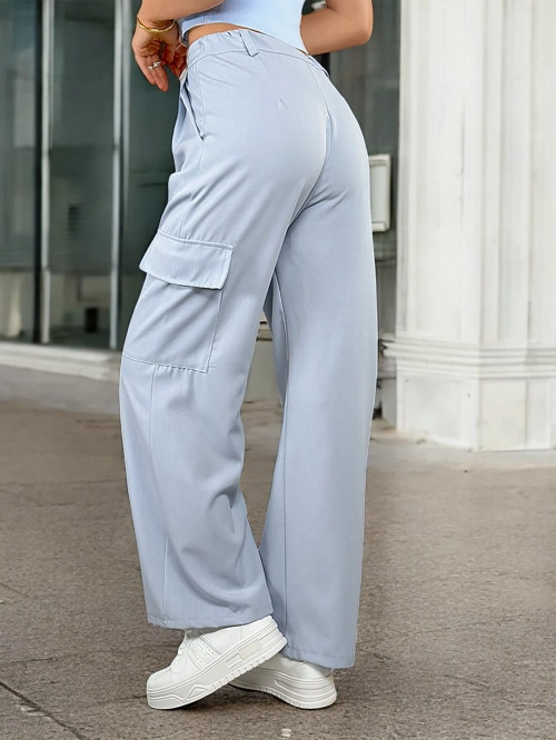 Royalfashion Жіночі широкі штани з кишенями