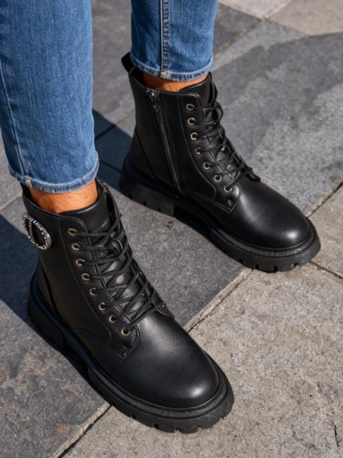 Рояль модний еко-шкіра жіночі ботильйони Enoll