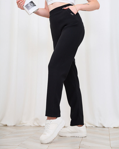 Royalfashion Чорні жіночі лосини PLUS SIZE