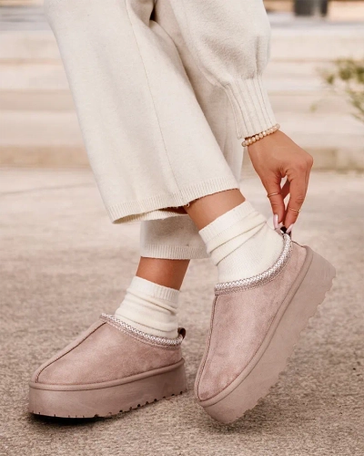 Royalfashion Dámské krátké boty Zommy a'la snow boots