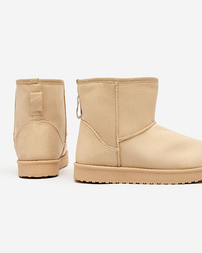 Royalfashion Dámské sněhule a'la béžové Regodo