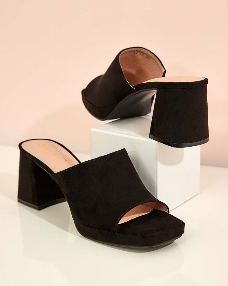 Royalfashion Dámské žabky na kůlu Opetikas