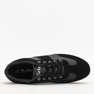 Černé pánské sportovní boty tenisky typu Trizu - Obuv