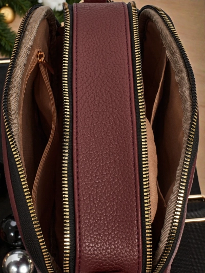 Prošívaná Malá dámská kabelka z eko kůže Connere