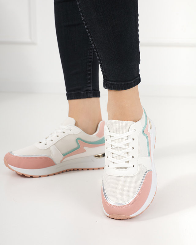 OUTLET Pastelově růžové dámské sportovní boty značky Delani - Footwear