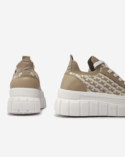 Світло-коричневі жіночі сліпони на шнурівці Efera - Взуття