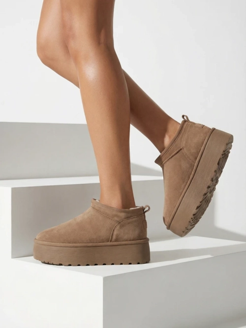 Royalfashion Жіночі короткі черевики а-ля снігоступи Ozozi