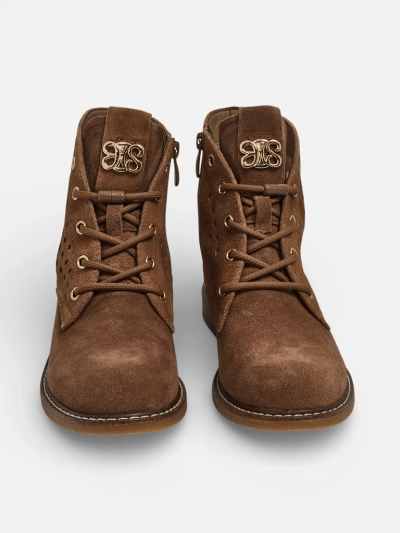 Ažurové dámské boty z přírodní kůže Aurelias