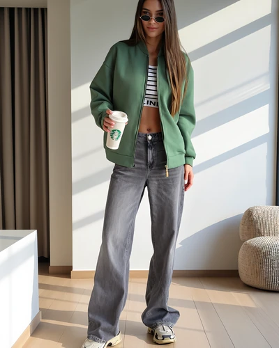 Royalfashion Bomber jacket na zip