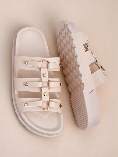 Royalfashion Dámské žabky na ploché podrážce Aurelia Roma