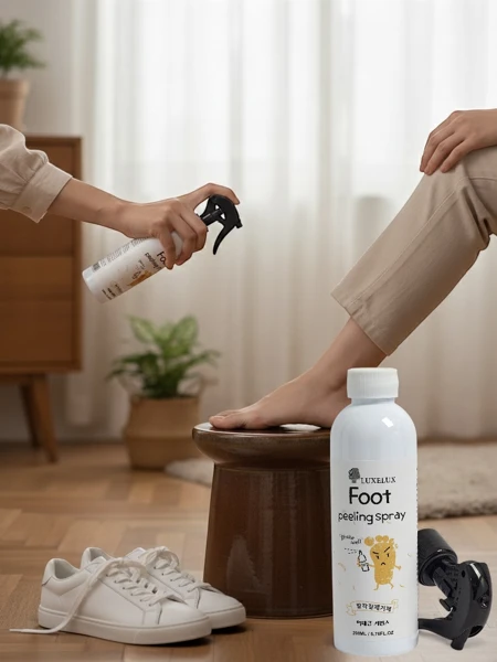 Dámský Peelingový Sprej na Nohy Luxelux 200ml