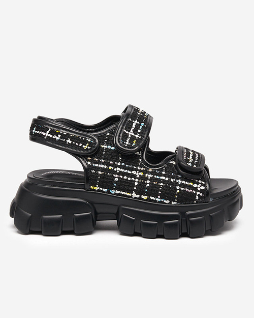 Чорні жіночі босоніжки Pungia