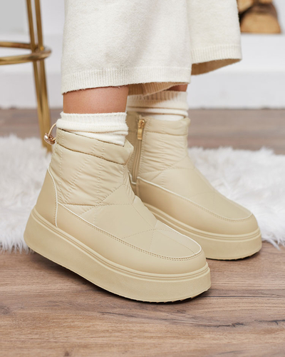 Royalfashion Жіночі снігоступи світло-коричневого кольору Armeda